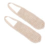 JOINPAYA 2Pcs Cotton Water Bottle Sleeve Portable Weaving Carrier for Travel Outdoor Sports Durable Scratch Resistant Design Fits Various Bottle Beige Color