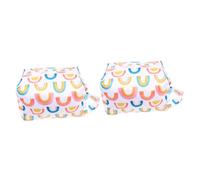 JOINPAYA 2pcs Diaper Bag Waterproof Backpack Backpack Package Bags Diapers Packaging Bags Patterned Sundries Holder Travel Napkin Storage Bag Colorful Waterproof Pul Cloth