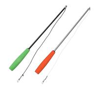 JOINPAYA 2pcs DIY Cat Stick Interactive Three Section Teaser Rods for Kitten Play Safe Exercise to Strengthen Bond and Stress with Cats