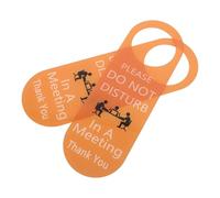 JOINPAYA 2pcs Do Not Disturb Door Plaque Double-sided Office Privacy Sign for Conference Rooms and Hotels Material Bold Lettering Easy to Hang Keep Door Closed Busy Sign for Business Use