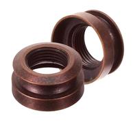 JOINPAYA 2pcs Endpin Jack Strap Button Lock for Acoustic Guitar Sturdy Copper Input Socket Cover Compatible Electric Bass and Ukulele Straps