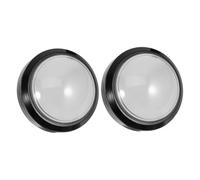 JOINPAYA 2pcs Ergonomic Push Button with Voice Recording Game Console Sound Button for Classroom and Parties Easy to Use Battery Powered White