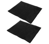 JOINPAYA 2pcs Flexible Rubber Horse Scratcher Pad Weather-resistant Livestock Scratch Panels for Cattle Goats Dogs Soft Massage Brush Itch Relief Mat for Farm Animal Grooming