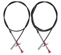 JOINPAYA 2pcs Flexible Sink Claw Pickup Drain Clearing Tools Made of Steel and Pp, Efficiently Catching Hair and Food Blockages for Kitchen and Shower Drains