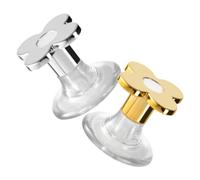JOINPAYA 2pcs Flower Shaped Toilet Tank Button Replacement, Abs Material with Fine Texture, Practical Toilet Flush Button Helper for Bathroom Use, Unique and Chic Design
