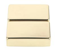 JOINPAYA 2pcs Full Enclosure Electric Guitar Pickup Covers Metal Humbucker Case Bridge Cover Protector with Precision Machining for Accurate Tone Response and Easy Installation