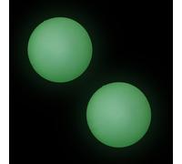 JOINPAYA 2pcs Glow in the Dark Ice Hockey Balls for Street and Roller Hockey Practice Training Balls for Indoor and Outdoor Use