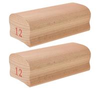 JOINPAYA 2pcs Guitar Fret Leveling File Wood Guitar Fingerboard Leveling Flat File for Fret Dressing Sanding with Wood Handle Luthier Tools Repair Tools