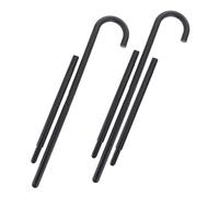 JOINPAYA 2pcs Halloween Magician Crutch Sticks Party Photo Props Lightweight Performance Wands Decorative Supply for Cross Dressing and Tricks