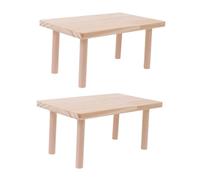 JOINPAYA 2pcs Hamster Cage Partition Pet Accessory Chinchilla Cage Wooden Platform Squirrel Toy