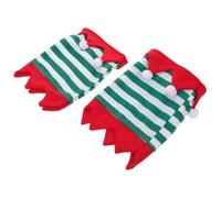 JOINPAYA 2pcs Holiday Horse Leg Wraps Striped Polyester Standing Covers Comfortable Protective Sleeves for Horse Front Legs Suitable for Competitions and Training