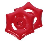 JOINPAYA 2pcs Iron Gate Valve Handle Replacement with 6mm X 6mm Square Hole, Comfortable Grip Hand Wheel for Stop Valves, Suitable for Industries and Tool Box Use