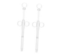 JOINPAYA 2pcs Large Bird Feeding Syringe for Parrots and Pigeons Plastic Hand Feeding Tube Easy to Clean Transparent Feeder for Pet Birds and Scientific Use