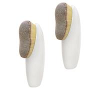 JOINPAYA 2pcs Makeup Brush Set Mini Cosmetic Foundation Powder Brushes with Delicate Dense Synthetic Fiber Hair and Plastic Abs Handle for Cream Eyeshadow Application by Women