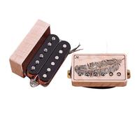 JOINPAYA 2pcs Maple Humbucker Pickup Covers Design for Electric Guitar Lightweight Classic Look Protects against Sweat and Corrosion Replacement Accessory