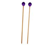 JOINPAYA 2pcs Marimba Sticks Xylophone Piano Hammers Marimba Mallets Percussion Instrument Accessories Junior Purple Head Smooth Surface