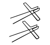 JOINPAYA 2Pcs Metal Music Book Clips, Page Holders for Sheet Music and Books, Smooth Edges, Prevent Page Closing, Black, for Reading and Viewing