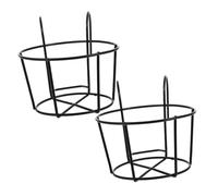 JOINPAYA 2pcs Metal Rabbit Hay Feeder Rack with Hooks for Small Animals Hanging Hay Holder for Cage and Elevated Suitable for Rabbits Guinea Pigs Chinchillas