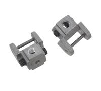 JOINPAYA 2pcs Metal Scroll Saw Blade Clamp Pinless Replacement Saw Blade Holder for Precise Woodworking and Tensioner Accessories