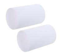JOINPAYA 2pcs Milk White Cylinder Glass Lampshades E27 Base Replacement, 90mm Diameter X 150mm Height Frosted Drum Lamp Shades for Pendant, Table and Floor Light Fixtures