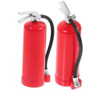 JOINPAYA 2pcs Miniature Fire Extinguisher Models Realistic Dollhouse Decor Car Accessories Simulation Flame Arrester for Photography Props Home Decoration