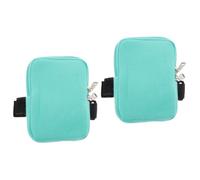 JOINPAYA 2pcs Multi Use Water Bottle Pouch Canvas Zipper Pocket for Outdoor Adventures Hands Storage for Essentials for Fitness and Travel Use