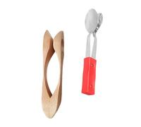 JOINPAYA 2pcs Musical Spoons Wooden Wind Spoon Metronome Musical Instrument Educational Toys for Boys and Girls Adults