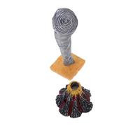 JOINPAYA 2Pcs Natural Disaster Science Kit with Realistic Erupting Volcano and Tornado Models Educational Stem for Home School Use and Stable Construction for Learning