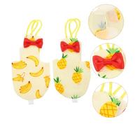 JOINPAYA 2PCS Parrot Flight Suit Diaper Washable and Reusable Bird Clothing for Parakeets and Cockatiels Soft and Comfortable Design for Outdoor Use Random Style