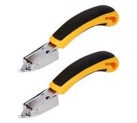 JOINPAYA 2pcs Plastic Handle Staple Remover Tool Handheld Nail Remover for Office Home Repair Use Frame Door