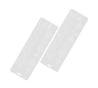 JOINPAYA 2pcs Plastic Quilt Stencil Templates 17.6" Border Pattern Stencils for Hand and Machine Quilting Embroidery Sewing Patchwork Craft Tools