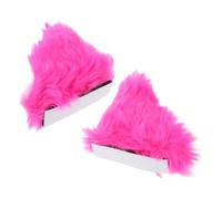 JOINPAYA 2pcs Plush Cat Ears Helmet Decorations for Motorcycle Helmets, Soft Noise Reduction Material with Unique Style, for Daily Commuting and Riding Occasions