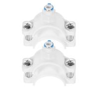 JOINPAYA 2pcs Pom Plastic Drain Saddle Valve Clamp Quick Connect Waste Water Clip with Integrated Design for Reverse Osmosis System Water Filters User-Friendly Maintenance