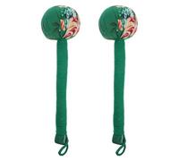JOINPAYA 2pcs Portable Handheld Massage Hammer for Muscle Relaxation and Relief, Wooden Body Massager with Cotton Cloth Cover, Practical Tool for Outdoor and Office Use