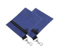 JOINPAYA 2pcs Portable Nylon Golf Tee Bag with Rotating Lobster Claw Clip Lightweight Zipper Pouch for Golf Balls and Valuables Utility Holder for Men and Women Golfers Compact Accessory