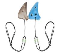 JOINPAYA 2pcs Professional Ocarina Beginner's Instrument Boys and Girls Music Toy Portable Necklace