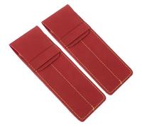 JOINPAYA 2pcs Pu Leather Pen Cover for Fountain Pen Portable Organizer for Daily Use Nurse Pouch