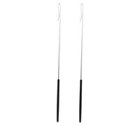 JOINPAYA 2pcs Puppet Arm Control Rods Ergonomic Hand Movement Tools Flexible Puppet Performance Sticks Metal Accessory 430MM