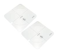 JOINPAYA 2pcs Quilting Templates for Sewing Machine DIY Fabric Quilted Template Rulers Patchwork Measuring Ruler for Sewing Quilting Accessories