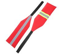 JOINPAYA 2pcs Reflective Safety Flag Kit for Kayak and Boat High Visibility Towing Safety Flag for Enhanced Nighttime Visibility