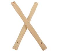JOINPAYA 2pcs Replacement Wood Handles for Garden Tools Lightweight Hoe Hammer Handles Smooth Polished for Gardening Work Easy Installation