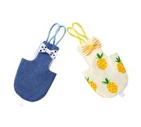JOINPAYA 2pcs Reusable Bird Diapers Lightweight Breathable Nappy Clothes for Birds Parakeet Cockatiel Budgie Canary Comfortable Flight Suit Easy to Wear and Clean Environment Protection