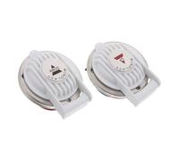 JOINPAYA 2pcs Rocker Boat Anchor Windlass Foot Switch White Deck Control for Up Down Winch Operation Ergonomic Windlass Control Compatible with Multiple Vessel Systems for Harsh Sea