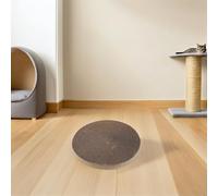 JOINPAYA 2pcs Round Cat Bed Replacement Inserts 34cm High-Density Corrugated Cardboard Cat Scratcher Pads Pet Scratching Board Refills