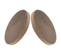 JOINPAYA 2pcs Round Cat Scratcher Replacement Pads 34cm Diameter High-Density Corrugated Cardboard Insert for Indoor Cat Scratchers