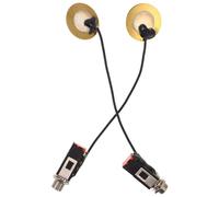 JOINPAYA 2pcs Self-adhesive Kalimba Pickup 13cm Music Instrument Microphone Contact Piezo Pickup for Stringed Instruments Banjo Ukulele Sound Amplification