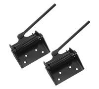 JOINPAYA 2pcs Self-Closing Door Hinges with 90 Degree Auto Close Spring Loaded Metal Construction, Quiet Operation and Easy Installation for Home and Exterior Use