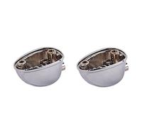 JOINPAYA 2pcs Single-end Snare Drum Lug Ear Claw Hooks Metal Drum Set Accessories Silver Strong Hold Replacement Parts