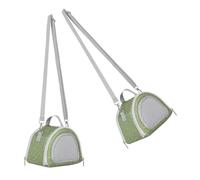 JOINPAYA 2pcs Small Animal Carrier Pouch Portable Breathable Polyester Bag for Hamster Reptile Travel