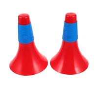 JOINPAYA 2pcs Soccer Cones Barrier Bucket Lightweight Pp Soccer Practice Equipment for Teamwork Vibrant Colors 9.43x2.75x2.75in Outdoor Training Practice Scenarios